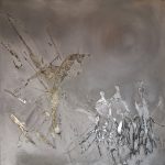 La route des Moulins. 80x80cm